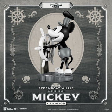 Beast Kingdom Mc-053 Disney Steamboat Willie Mickey Master Craft Figure Statue Mc